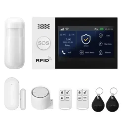 Discount Hemlarmssystem, Trådlös Anslutning, Smart Automation,GSM 2G WiFi Kit A, EU-kontakt Hemlarmsystem