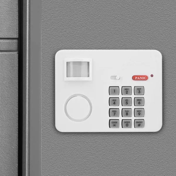 New Hemsäkerhetslarmsystem med trådlös PIR-rörelsesensor och knappsatsfjärrkontroll Hemlarmsystem