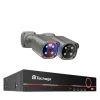 Online Hemövervakningskamerasystem, AI-mänsklig detektering, tvåvägskommunikation,Ingen inbyggd HDD, 8CH 2PCS 8MP KAMERA Säkerhetsmonitorer & Videokameror