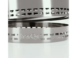 herQs Smokeless FirePit - Blaze - Silver