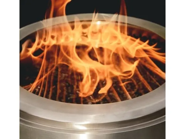 Online herQs Smokeless FirePit - Cozy - Silver Öppna Spisar