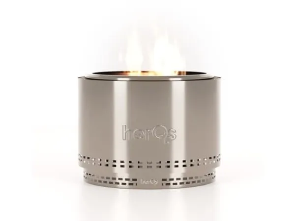 Best herQs Smokeless FirePit Chief - Stainless steel Öppna Spisar
