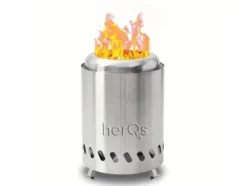 Online herQs Smokeless FirePit Mini - Silver Öppna Spisar