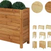 Outlet Hög kista för kruka /bredd 60cm/ Bottenjustering/ RDS - Brun Krukor & Växtbehållare