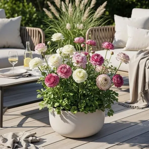 Sale Hjärta av exotism blomlökar - Ranunkler Ranunculus blandning av pastellfärger (40 stycken) diameter 5-6cm Blommor