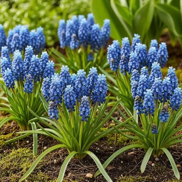 New Hjärtat av exotism lökblommor - Muscari Armeniacum druvhyacint (50 stycken) diameter 8-9cm Blommor