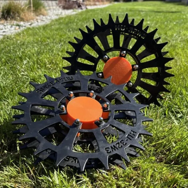 Clearance Hjul till HUSQVARNA AUTOMOWER 305, 310, 315, 315X, 415X, 415XI robotgräsklippare, rostfritt stål 3mm Trädgårdsmaskiner
