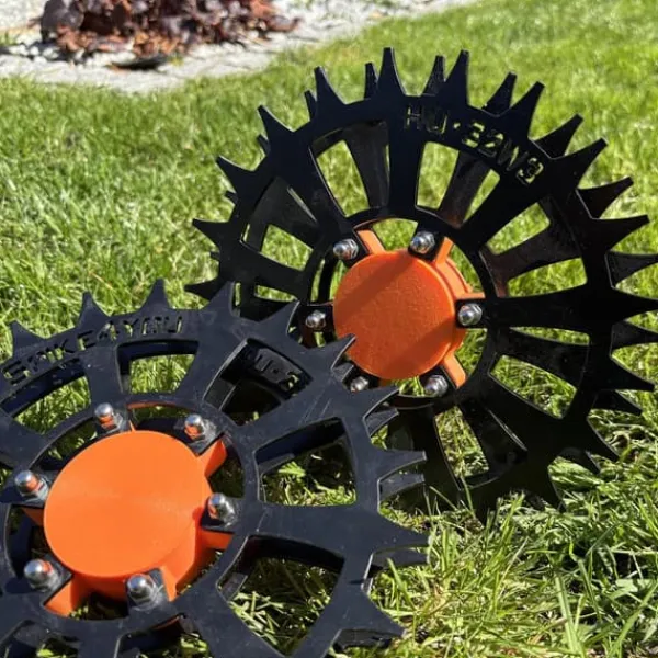 Clearance Hjul till HUSQVARNA AUTOMOWER 305, 310, 315, 315X, 415X, 415XI robotgräsklippare, rostfritt stål 3mm Trädgårdsmaskiner