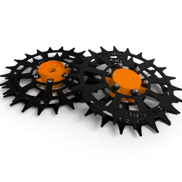 Clearance Hjul till HUSQVARNA AUTOMOWER 305, 310, 315, 315X, 415X, 415XI robotgräsklippare, rostfritt stål 3mm Trädgårdsmaskiner