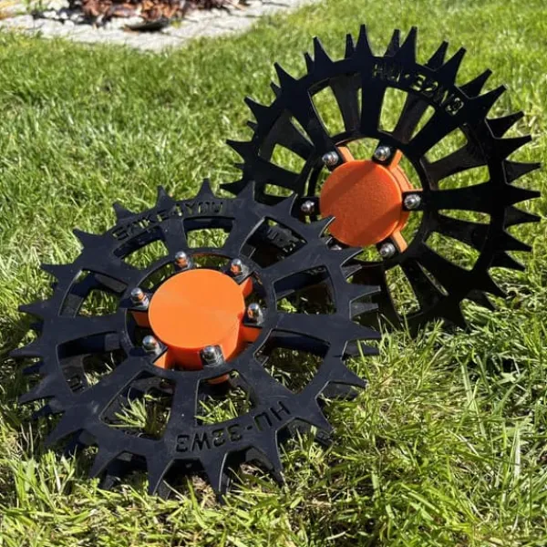 Clearance Hjul till HUSQVARNA AUTOMOWER 305, 310, 315, 315X, 415X, 415XI robotgräsklippare, rostfritt stål 3mm Trädgårdsmaskiner