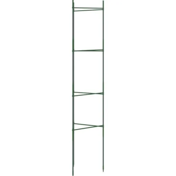 Hållbar tomatbur av stål - Justerbart stöd för växter | Färg: Grön | Storlek: 154 cm | 6 st