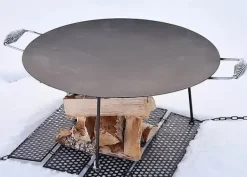 HÄLLMARK ELDGALLER 44 x 44 cm, eldgaller snö, eldunderlag snö, grillunderlag snö