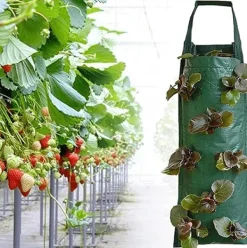 Hängande Odlingspåsar med 8 Fickor - 2 pack Krukor & Växtbehållare