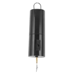 New Hängande svart roterande motor för vindspinnare, batteridriven Vinddekoration