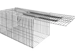 Clearance HOME It® XL rottefælde 31×17×16 cm galvaniseret Skadedjursfällor