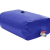 Clearance Hopfällbar vattentank med kran för regnvatten | Volym: 1500 L | Material: PVC Regntunnor