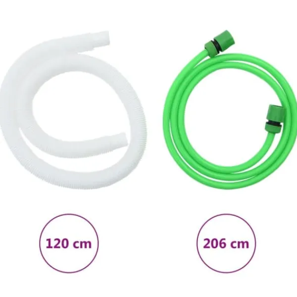 Hopfällbar vattentank med kran 500 L PVC - Slitstark och väderbeständig | Färg: Grön | Storlek: 500 L