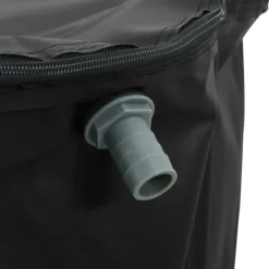 Hopfällbar vattentank med kran 500 L PVC - Slitstark och väderbeständig | Färg: Grön | Storlek: 500 L