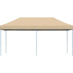 Discount Hopfällbart partytält - Slitstark och lätt att sätta upp | Färg: Beige | Storlek: 580x292x315 cm Tält & Lusthus