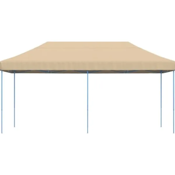 Discount Hopfällbart partytält - Slitstark och lätt att sätta upp | Färg: Beige | Storlek: 580x292x315 cm Tält & Lusthus