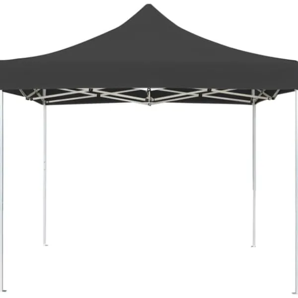 Hot Hopfällbart partytält i aluminium 2x2 m | Färg: Antracit | Storlek: 2x2 m Tält & Lusthus