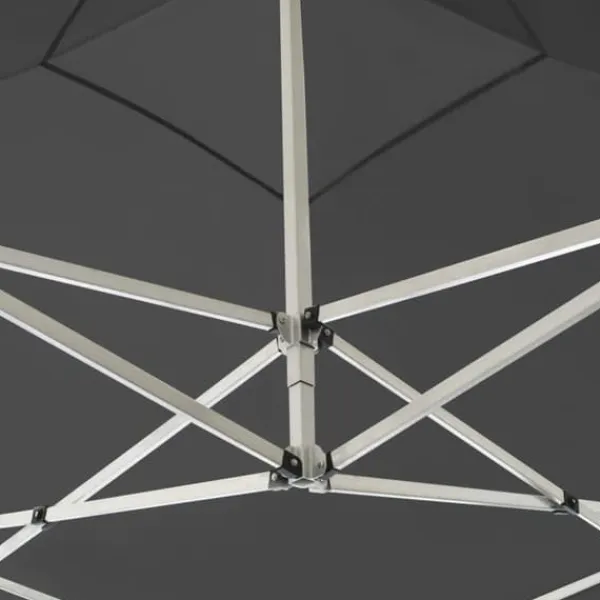Hot Hopfällbart partytält i aluminium 2x2 m | Färg: Antracit | Storlek: 2x2 m Tält & Lusthus