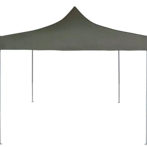 Best Hopfällbart partytält 2x2 m - UV- och vattenresistent | Färg: Antracit | Storlek: 2x2 m Tält & Lusthus