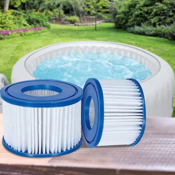 Hot Tub Filter Cartridge VI - För alla Lay-Z Spa-modeller Hawaii Miami Paris Vegas Monaco | 6 x Twin Pack (12 filter) | Använd för poolrengöring