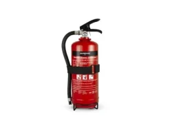 Housegard pulverslukker 2 kg - med væg/autobeslag, brandklasse ABC