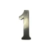Hus nummer 1 Matt Nickel 10cm Osynlig Fixering