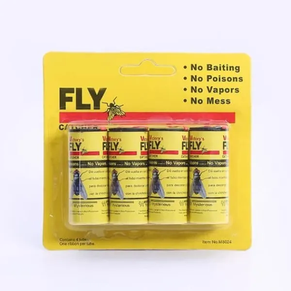 Husdjursfälla 4 rullar Sticky Eliminera flugor Insektslimfälla Papper MIL