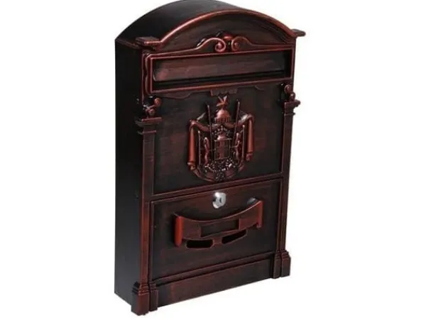 Hot Hushållsbrevlåda Pw-550Al 256X87x410 Ant Mässing Postlådor & Brevlådor