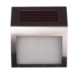 Husnummer LED solcell rostfri IP44