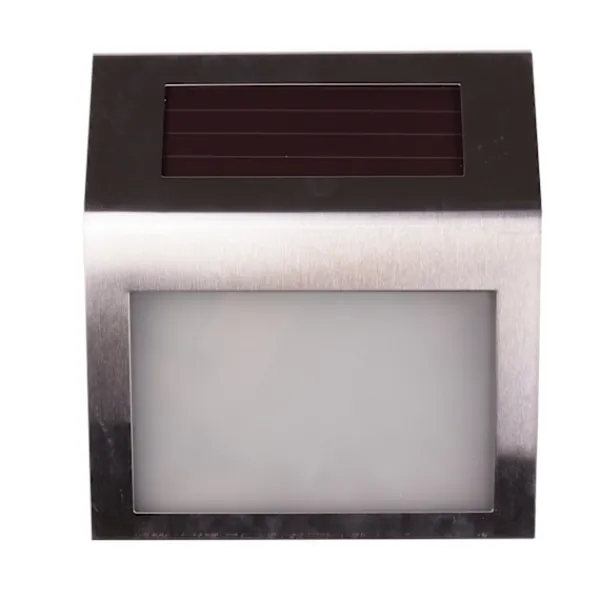 Husnummer LED solcell rostfri IP44
