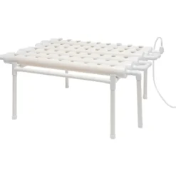 Discount Hydroponiskt odlingskit - 1-Lagers System - 36 Odlingsplatser - PVC-U - Håldiameter 3,2 cm - Rör Ø 6,3 cm - Vit Kit För Växt- & Örtplantering