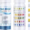 6-i-1 Pool- och Spa-teststickor , Vattentestare 50-pack - pH, Klor, Alkalinitet, Cyanursyra, Hårdhet