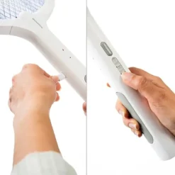 Sale 2-i-1 Uppladdningsbart Insektsdödande Racket med UV-ljus Elecfly InnovaGoods Flugsmällor