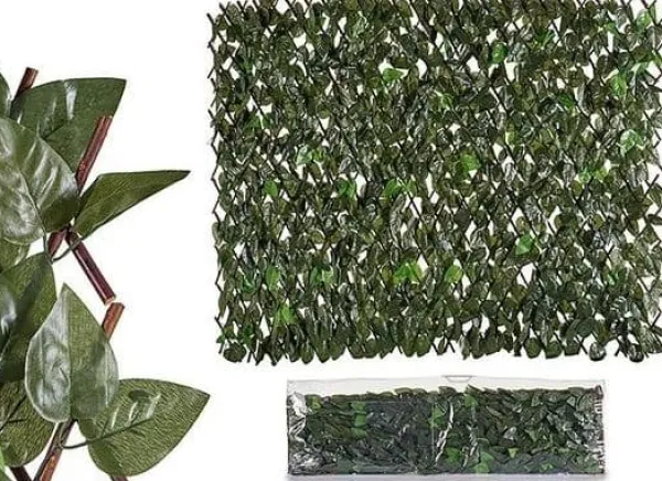 Ibergarden Dekorativ växt Färg Grön Plast (200 x 4 x 100 cm)