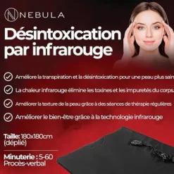 Infraröd bastukåpa Nebula 500W | Bärbar, Vattentät, Avkoppling Bastu