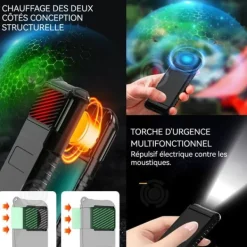 INN Mosquito Killer Lamp 5000mAh IPX65 Ultrasonic Repellent Scarer Raticide Laser Insecticide Electric Repellent Handheld Funktion