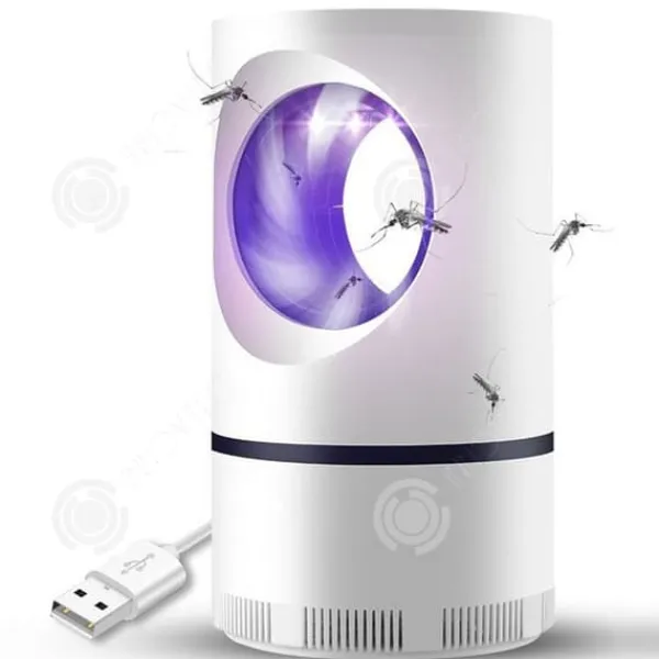Hot INN Mosquito Killer Lamp LED USB Laddning Andas in Elektrisk Insect Killer Mosquito Killer Lampa Inomhus myggmedelslampa Insektsmedel & Djuravvisande Medel