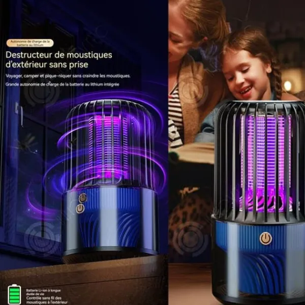 Best INN Mosquito Killer Lamp 12x12x20cm LED USB Inhale Electric Insect Killer Mosquito Killer Lampa Inomhus myggmedelslampa Insektsmedel & Djuravvisande Medel