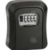 Outlet INN Nyckellåda 12x9,6x4cm 4-siffrigt lösenord Hemsäkerhet Hårdvara Lådblock Dörr Vattentät väggmonterad Kassaskåp