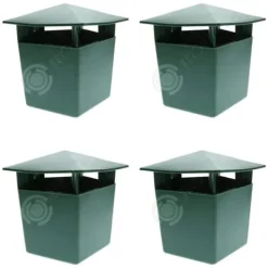 INN snigelfälla 13x10,5 cm 4 stycken snigelfångare i plast Ölsnäckfångare för att fånga sniglar och sniglar