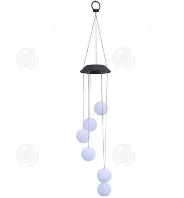 INN Solar Wind Chimes Lamp 78cm LED Utomhus Vattentät Dekorativa Lampor Sfäriska Ambient Light String Lights Vinddekoration