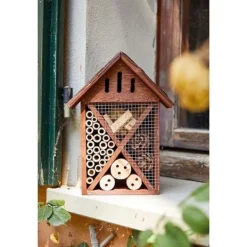New INSEKTHOTELL MED BARK 20X28X9CM VERDEMAX För Fåglar & Småvilt