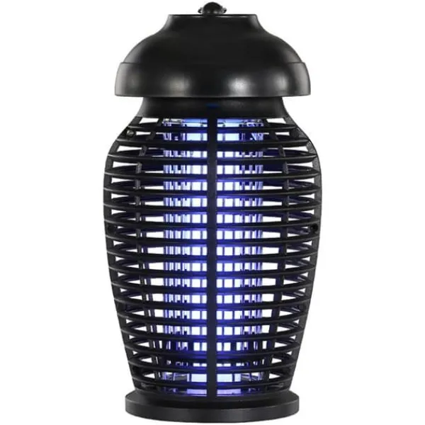 New Insektsbekämpningslampa INN® 12W 153x290mm 50HZ Elektrisk utomhusinsektslampa för trädgården Dubbel UVA svart Insektsmedel & Djuravvisande Medel