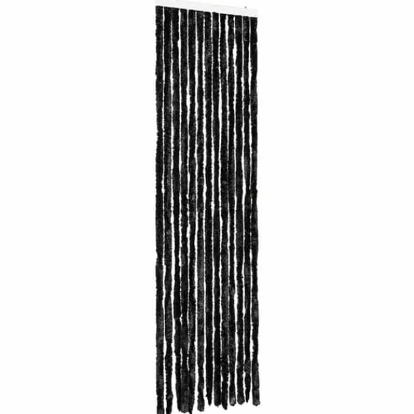 vidaXL Insektsdraperi antracit 56x200 cm chenille