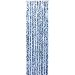 Clearance Insektsdraperi blå, vit och silver 56x185 cm chenille - Insektsdraperi - Insektsdraperier - Home & Living Insektsmedel & Djuravvisande Medel