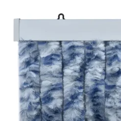 Clearance Insektsdraperi blå, vit och silver 56x185 cm chenille - Insektsdraperi - Insektsdraperier - Home & Living Insektsmedel & Djuravvisande Medel